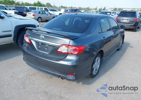 2011 Toyota Corolla S from USA, damaged, VIN 2T1BU4EE5BC673707